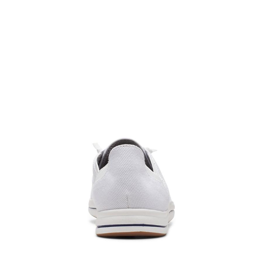 White Clarks Breeze Ave Women's Sneakers | SG_KB167