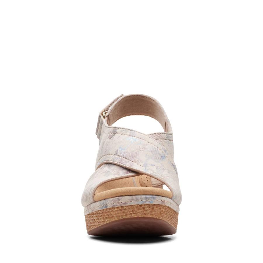 White Clarks Giselle Cove Women's Sandals | SG_AH238